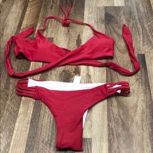 Red Bathing suit